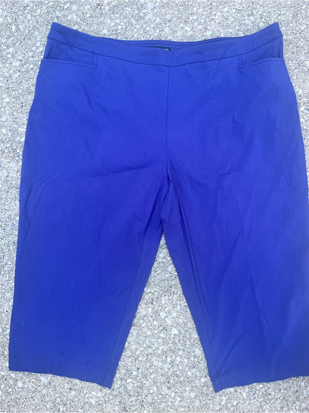 George Stretch Pull-On Capri Pants 3X 22W-24W Workwear